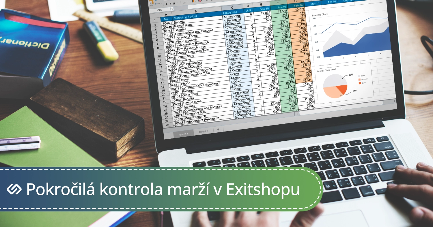 Pokročilá kontrola marží v administraci ExitShopu