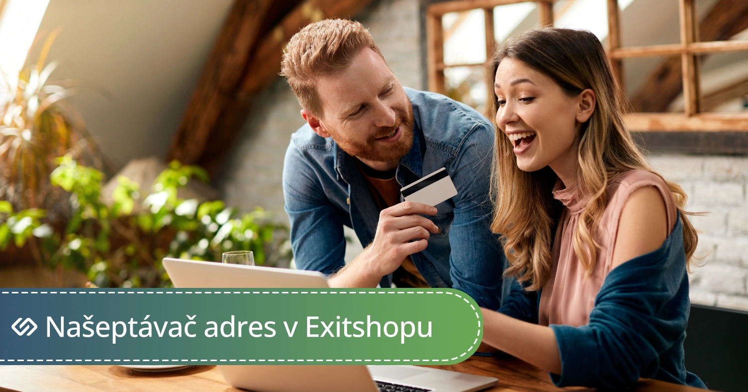 Našeptávač adres v objednávce na ExitShopu