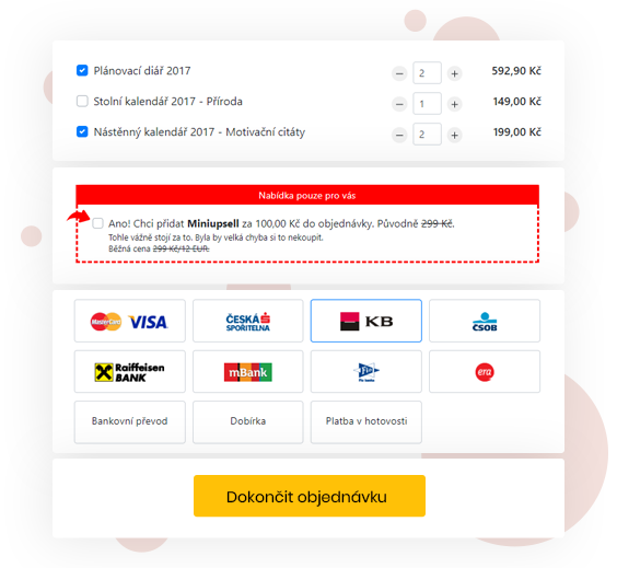 Objednávkový formulář ve FAPI